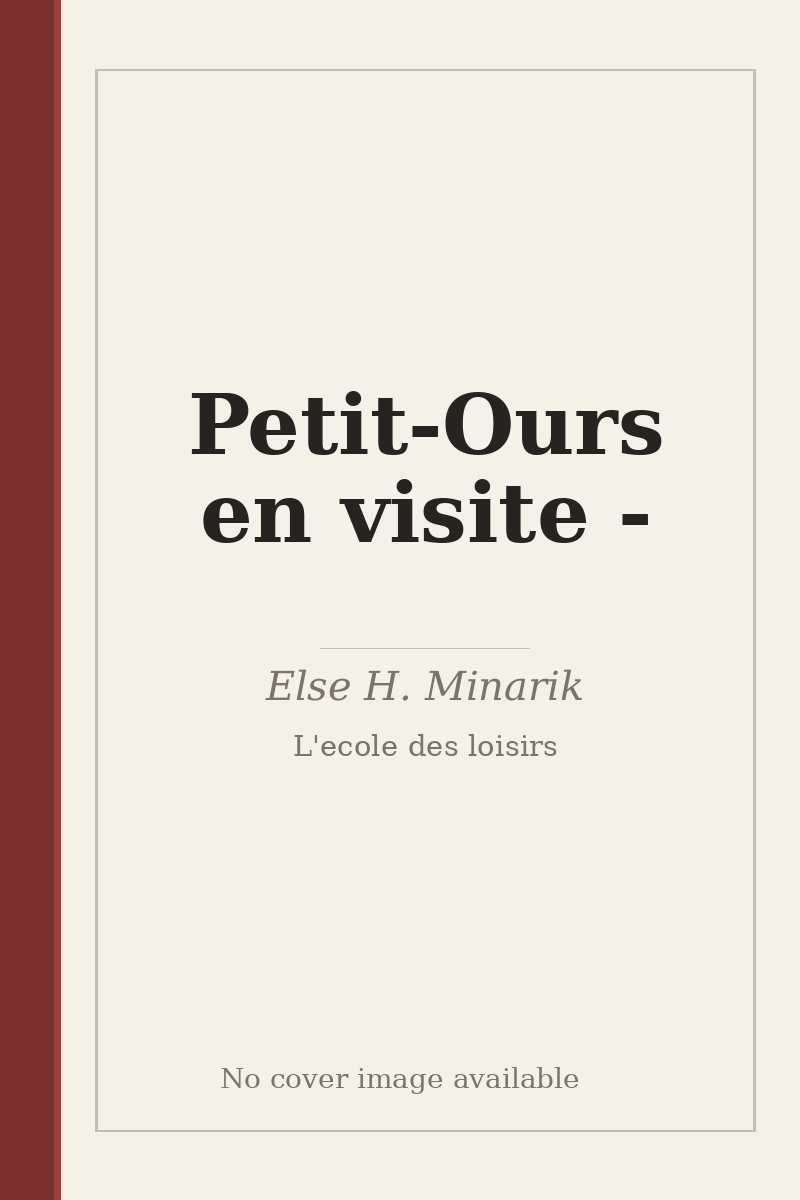 Petit-Ours en visite - - no cover image available