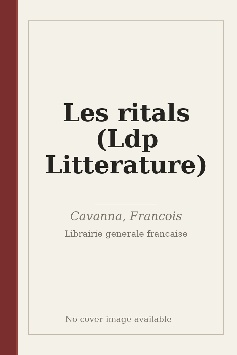 Les ritals (Ldp Litterature) - no cover image available