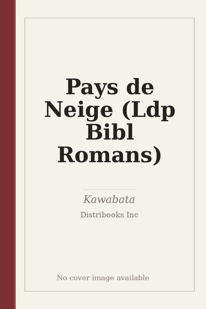 Pays de Neige (Ldp Bibl Romans) - no cover image available