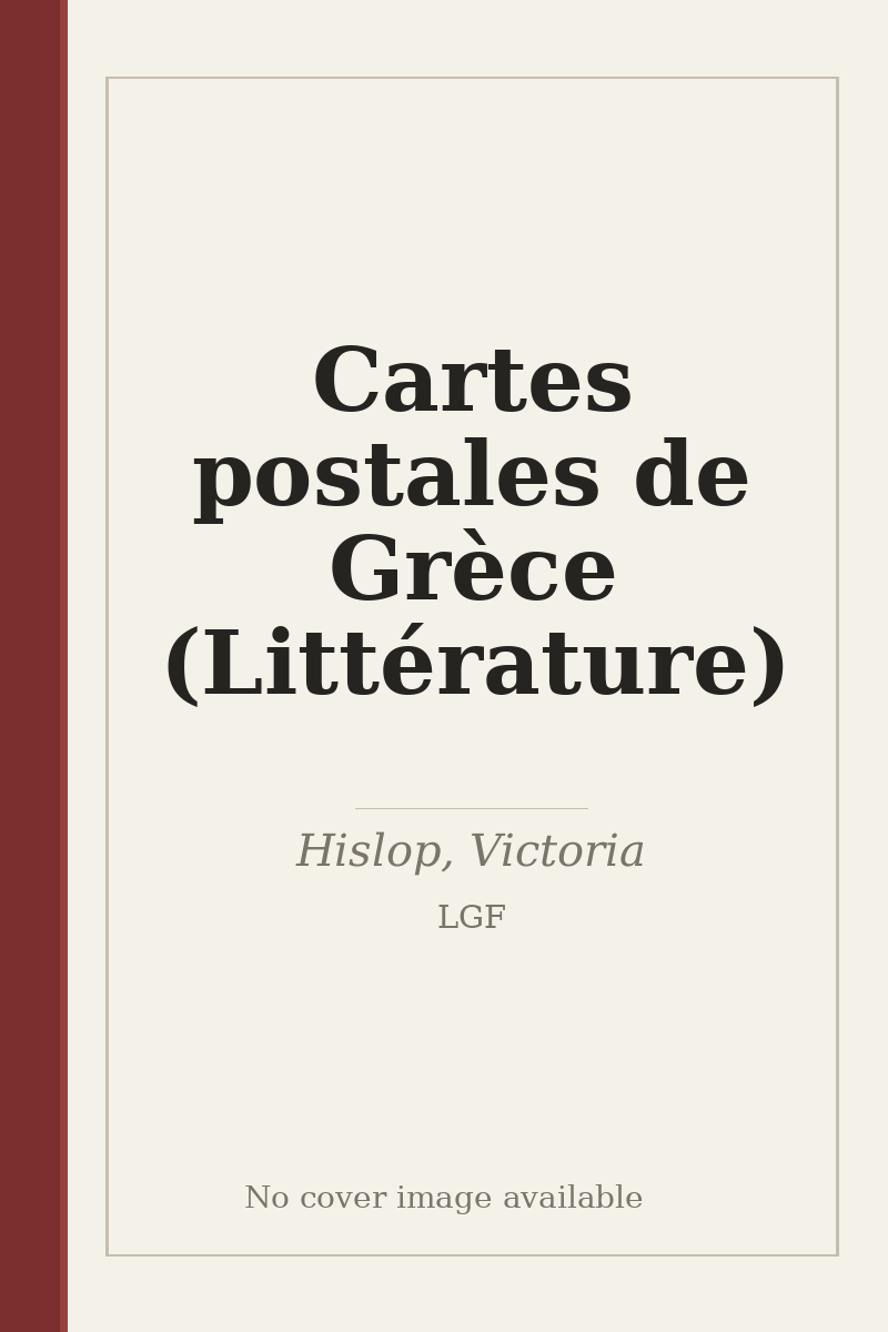 Cartes postales de Grèce (Littérature) - no cover image available
