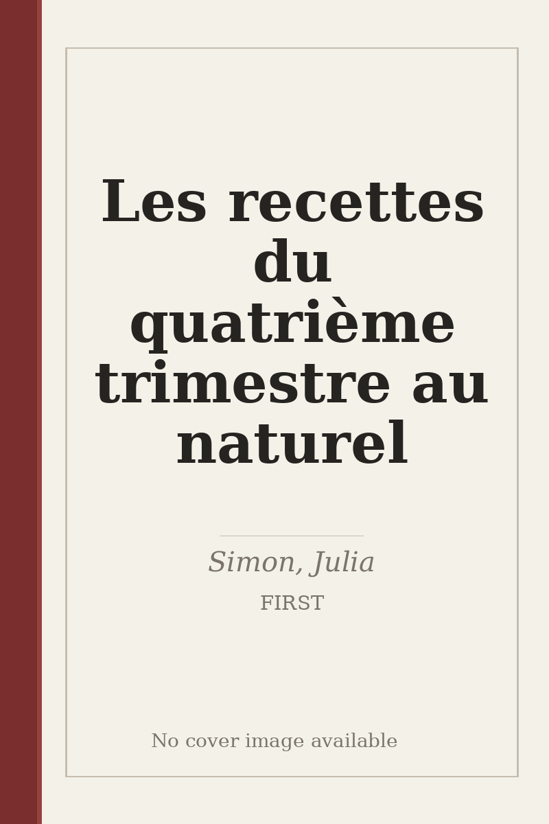 Les recettes du quatrième trimestre au naturel - no cover image available