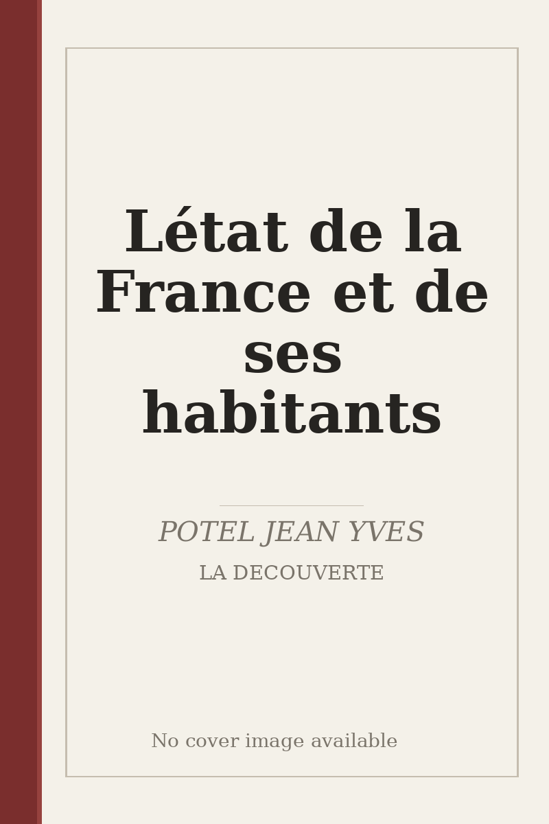 Létat de la France et de ses habitants - no cover image available