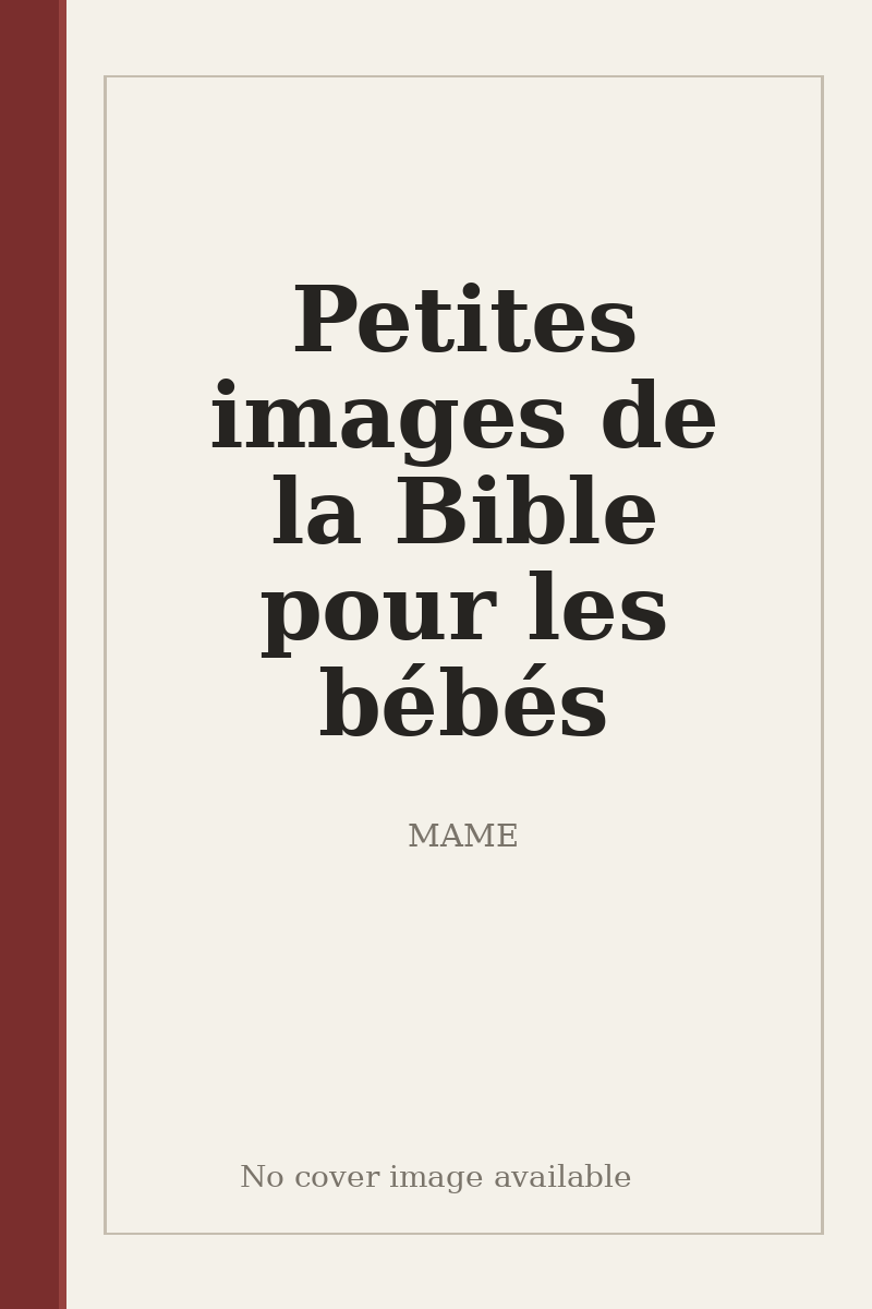 Petites images de la Bible pour les bébés - no cover image available