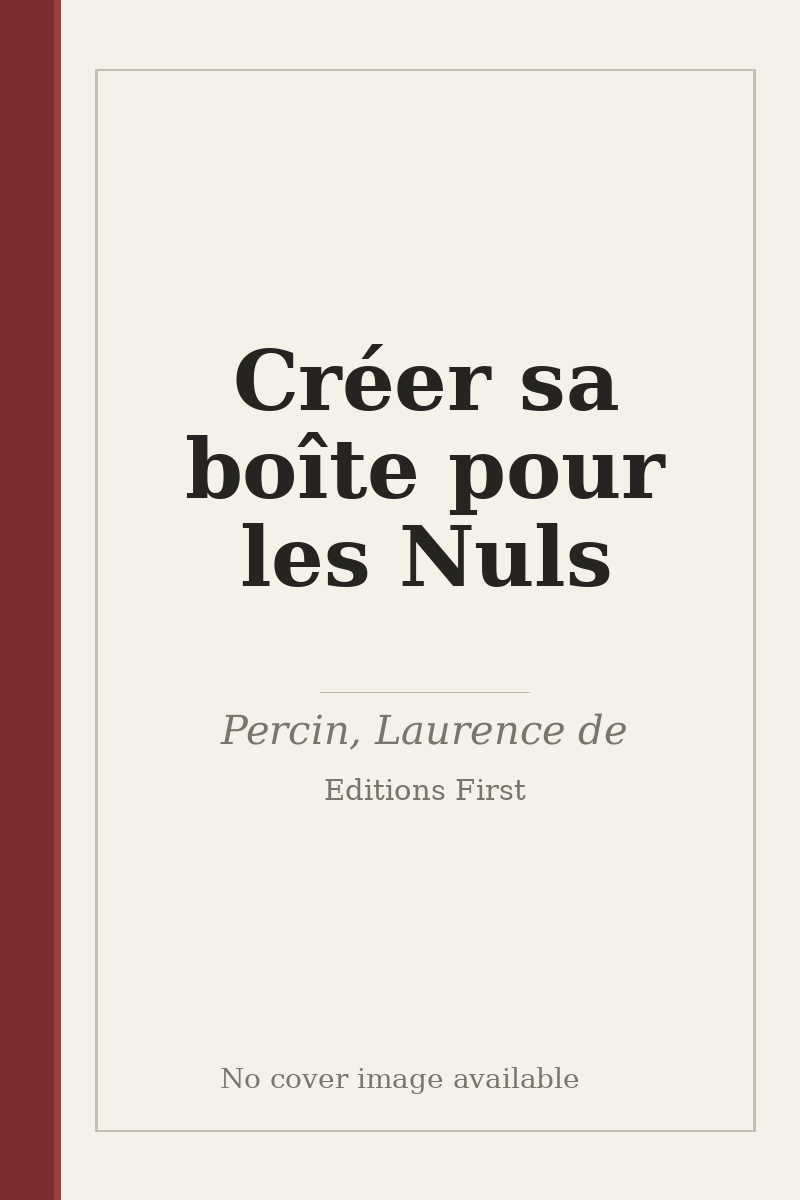 Créer sa boîte pour les Nuls - no cover image available