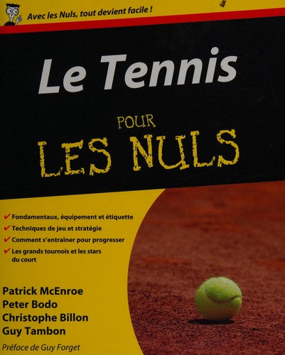 Le tennis Pour les nuls