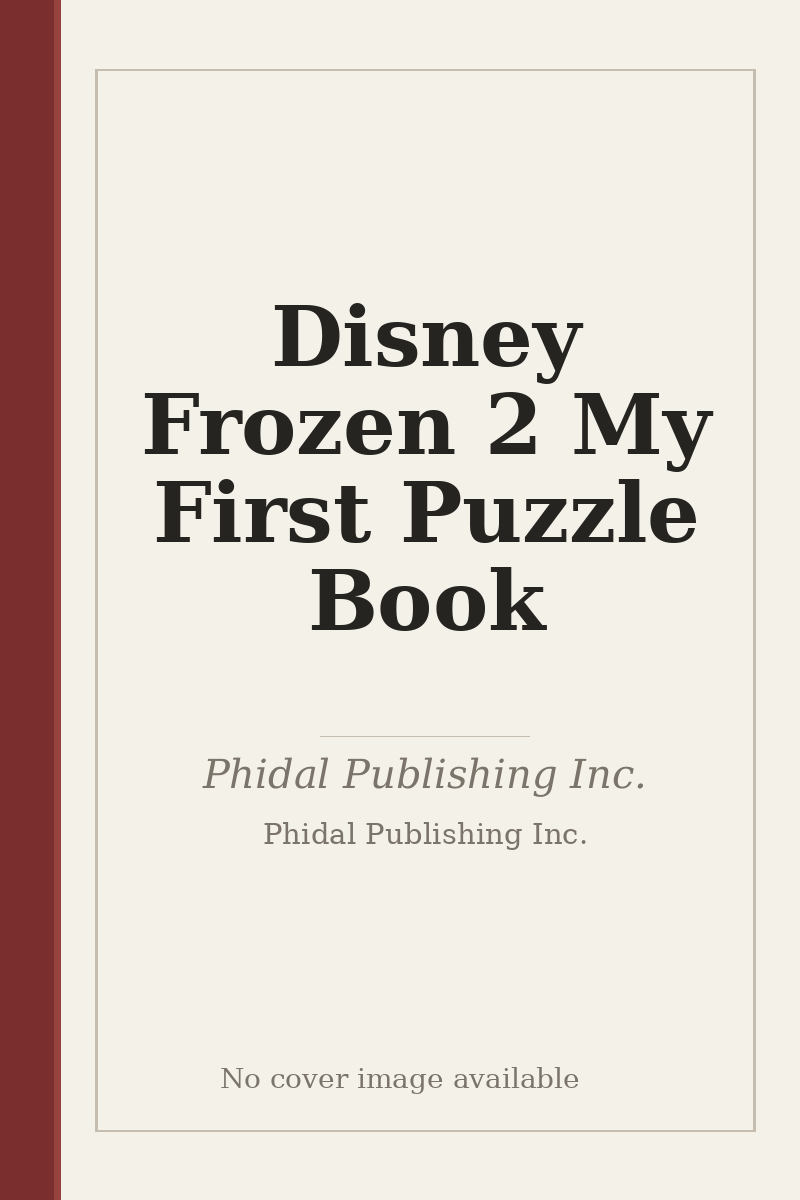 Disney Frozen 2 My First Puzzle Book - no cover image available