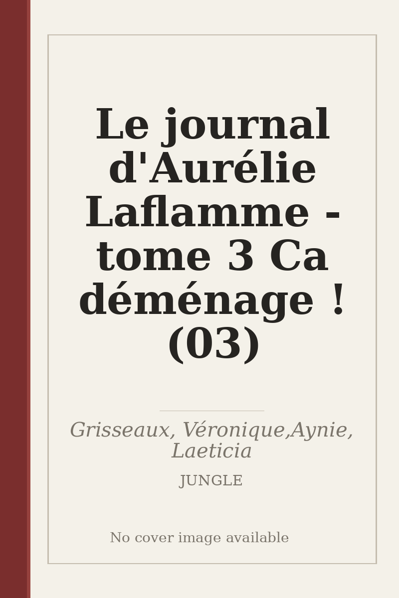 Le journal d'Aurélie Laflamme - tome 3 Ca déménage ! (03) - no cover image available