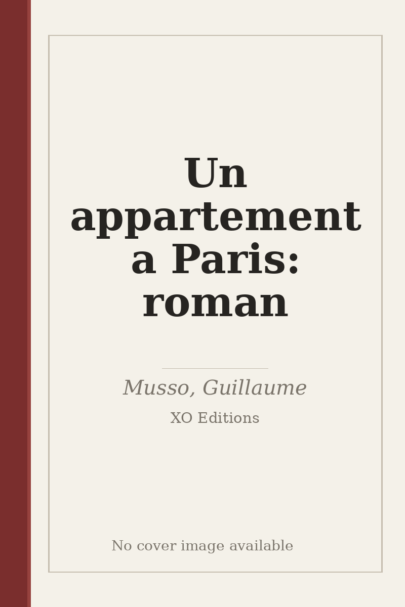 Un appartement a Paris: roman - no cover image available