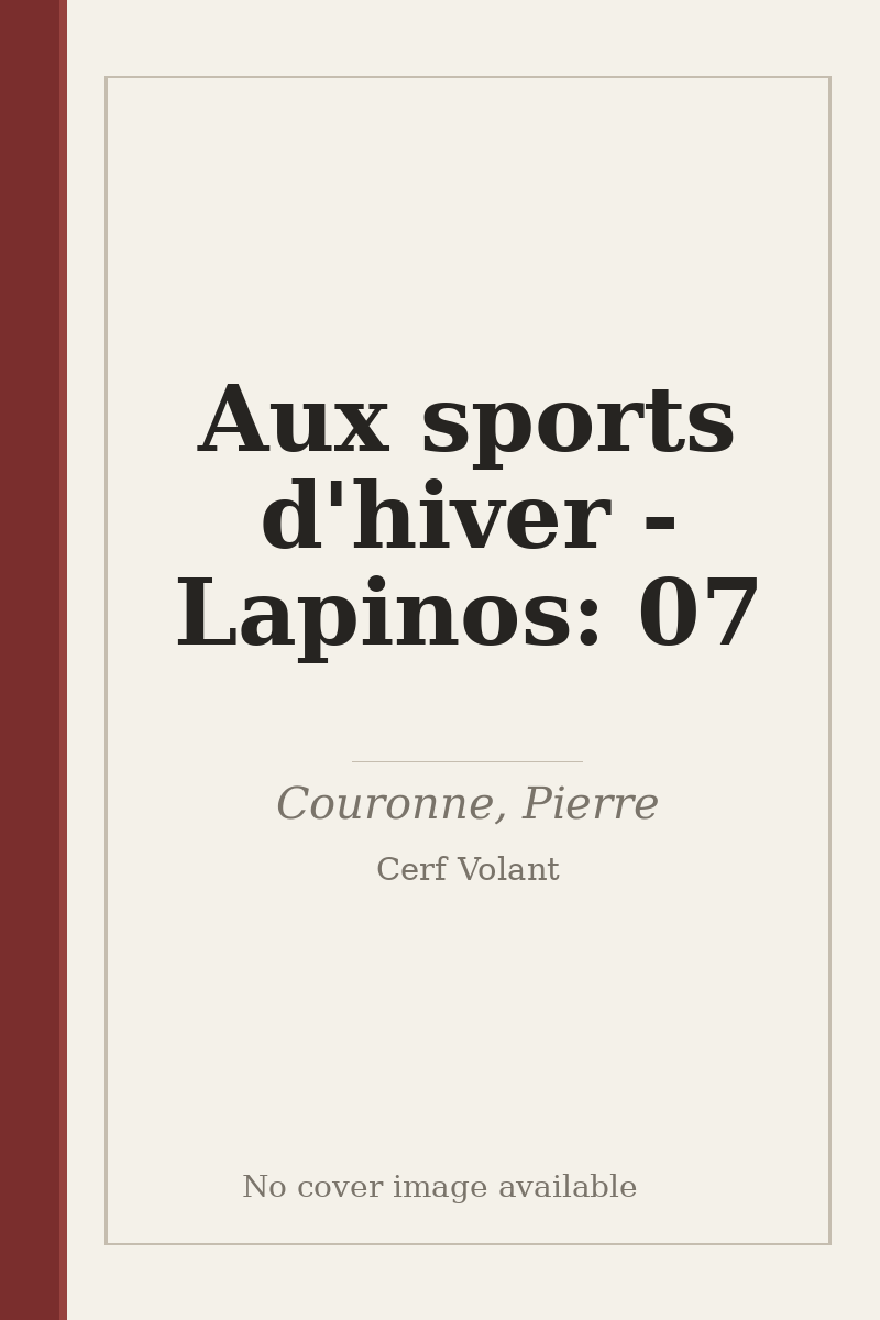 Aux sports d'hiver - Lapinos: 07 - no cover image available