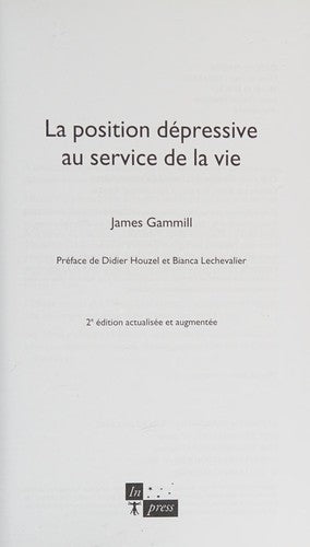 La position dépressive au service de la vie
