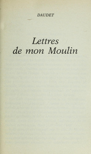 Contes Du Lundi (Classiques Francais)
