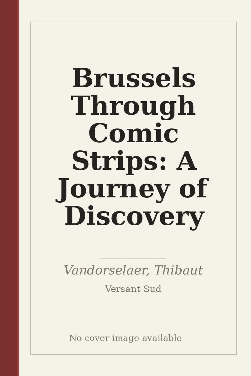 Brussels Through Comic Strips: A Journey of Discovery - no cover image available