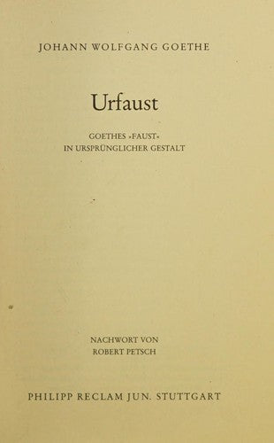 Der Urfaust
