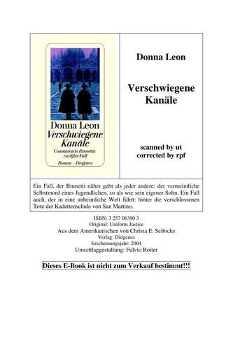 Verschwiegene Kanäle.