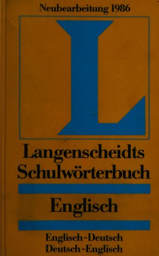 Langenscheidts Schulworterbuch Englisch