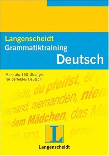 Langenscheidt Grammars and Study-AIDS: Grammatiktraining Deutsch (Material complementario)