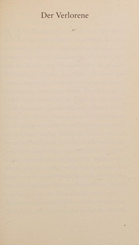 Der Verlorene (Suhrkamp Taschenbuch, 3061)