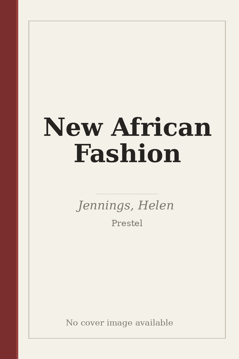 New African Fashion - no cover image available
