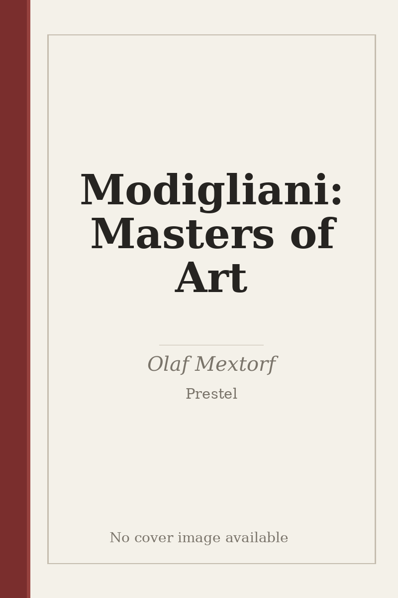 Modigliani: Masters of Art - no cover image available