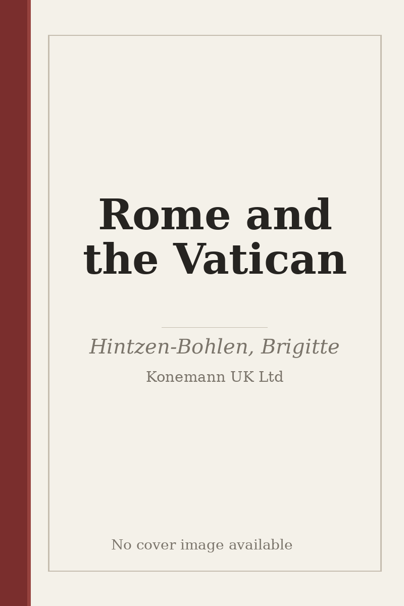 Rome and the Vatican - no cover image available