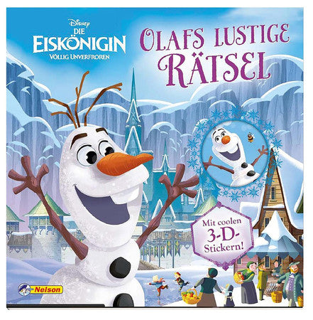 Disney Die Eiskönigin: Olafs lustige Rätsel: Mit coolen 3-D-Stickern
