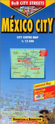 Mexico City: City Centre Map (City Streets S.)
