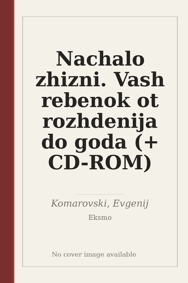 Nachalo zhizni. Vash rebenok ot rozhdenija do goda (+ CD-ROM) - no cover image available