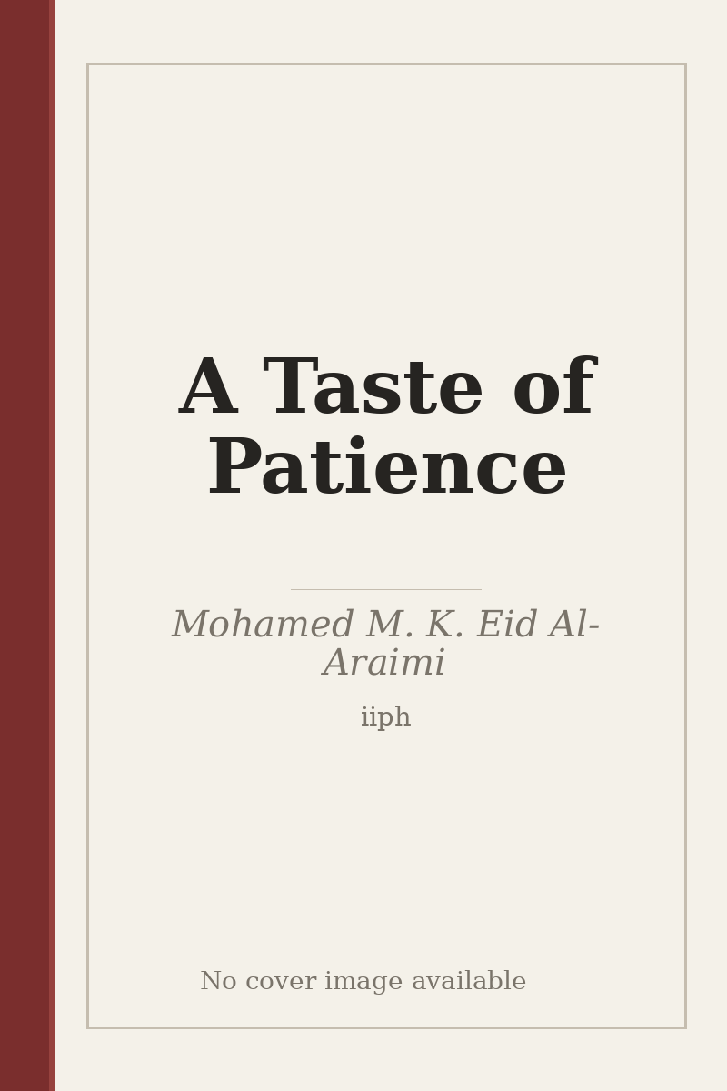A Taste of Patience - no cover image available
