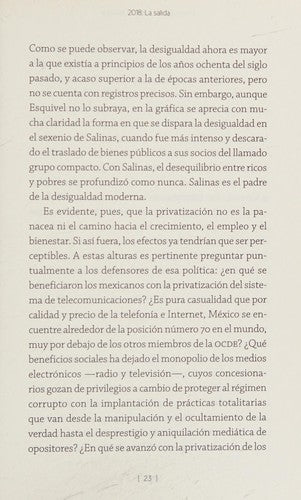 2018 la Salida: Decadencia y Renacimiento de Mexico