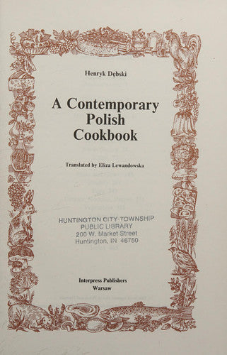 A contemporary Polish cookbook