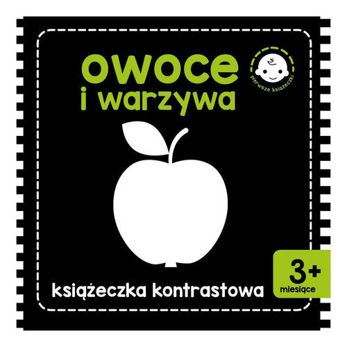 Owoce i warzywa Ksiazeczka kontrastowa