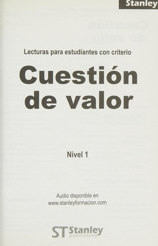 Lecturas para estudiantes con criterio Nivel 1 - Cuestión de valor