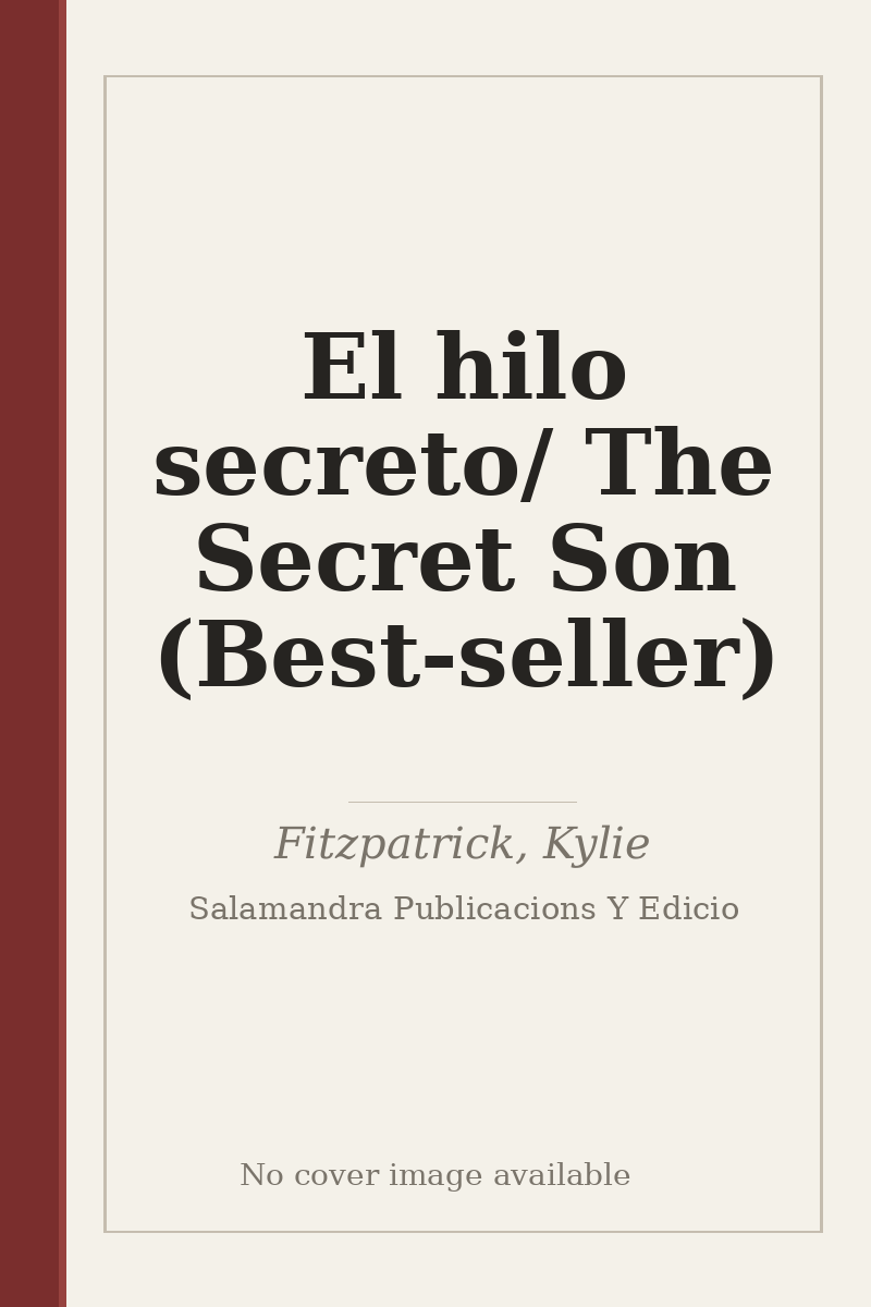 El hilo secreto/ The Secret Son (Best-seller) - no cover image available