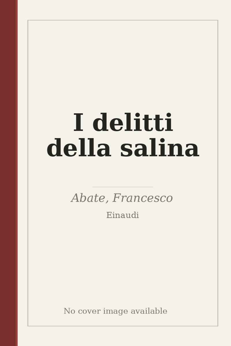 I delitti della salina - no cover image available