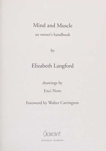 Mind and Muscle: An Owner's Handbook