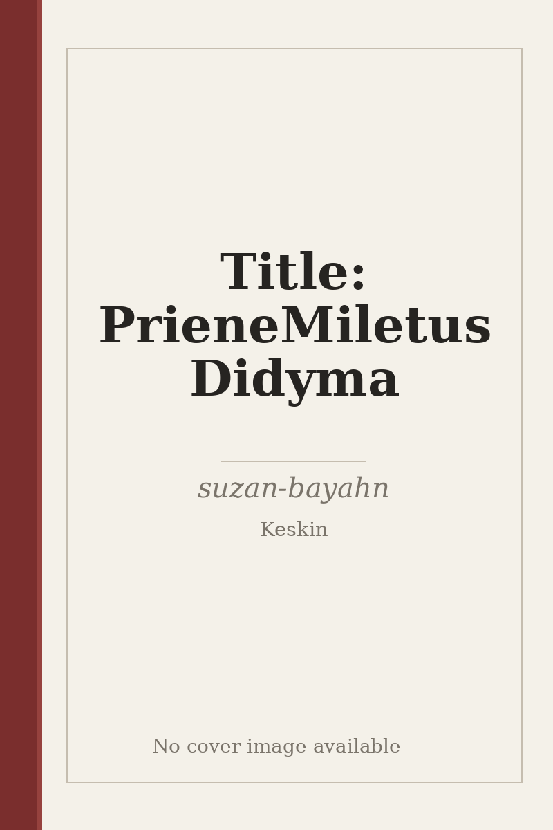 Title: PrieneMiletus Didyma - no cover image available