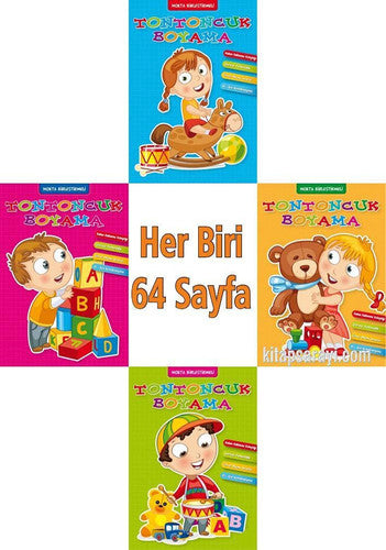 Tomurcuk Boyama Seti (4 Kitap Takim)