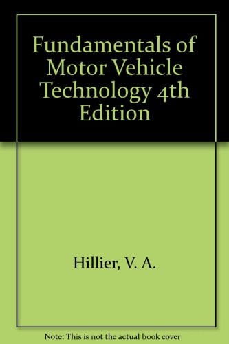 Fundamentals of Motor Vehicle Technology 4th Edition