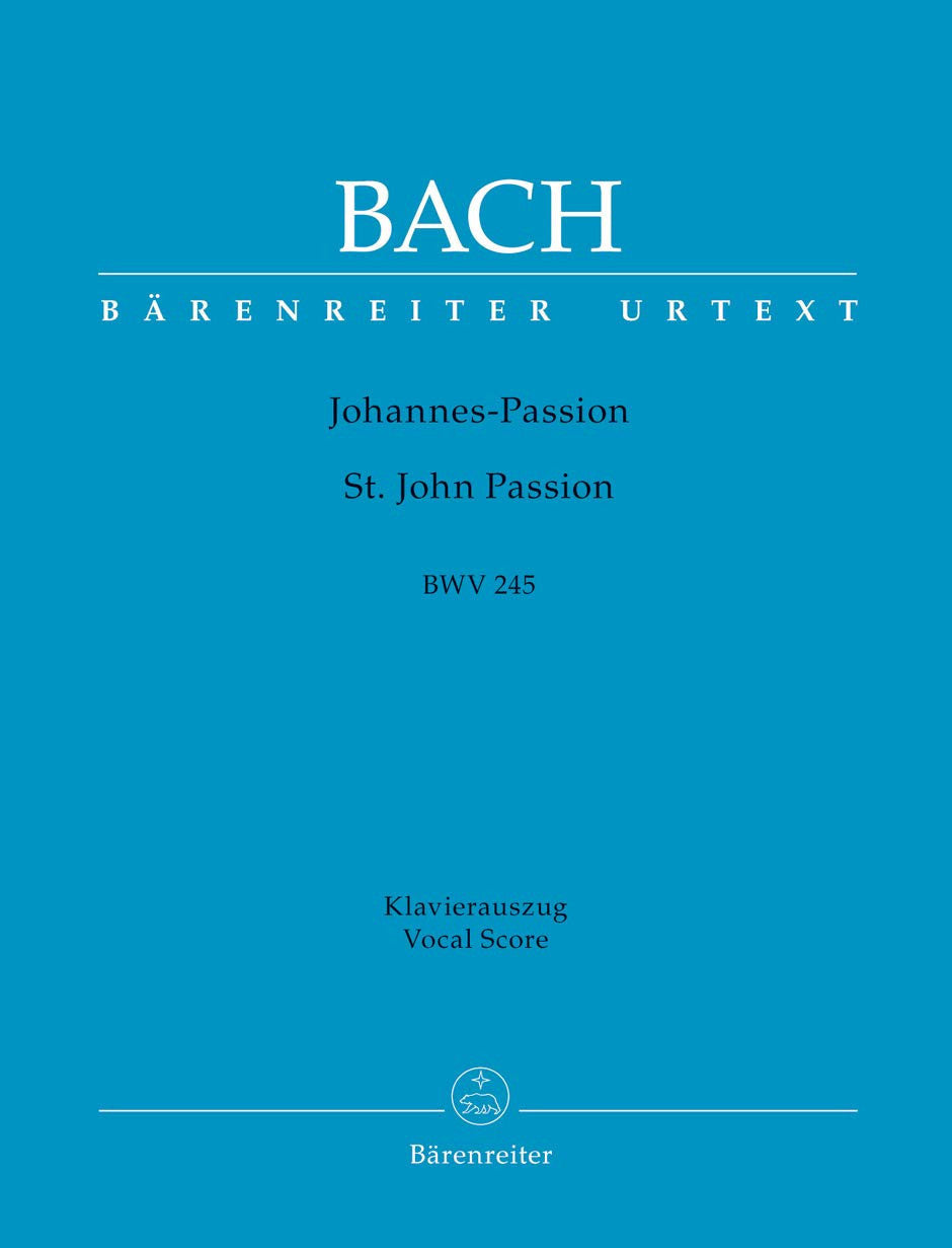 St. John Passion BWV 245 (Vocal Score)