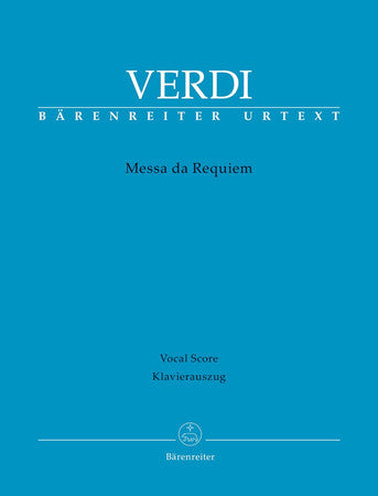 Requiem (Messa da Requiem) (Vocal Score ): Klavierauszug