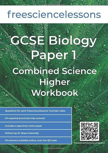 Freesciencelessons GCSE Biology Paper 1: Combined Science Higher Workbook (Freesciencelessons GCSE Combined Science Higher Tier)
