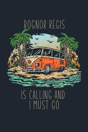 Bognor Regis is Calling and I Must Go: 6''x9'' Lined Writing Notebook Journal, 120 Pages, Best Novelty Birthday Santa Christmas Gift For Friends, ... Regis Journal for People From Bognor Regis