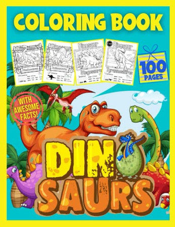 Dinosaur Colouring Book: for Kids - Dino Gifts for Boys & Girls (Colouring Books for Children)