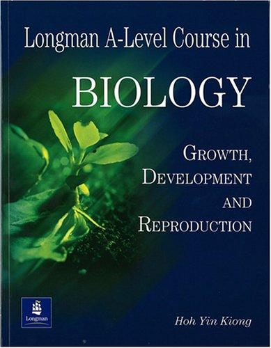 Longman a Level Course in Biology Growth Development