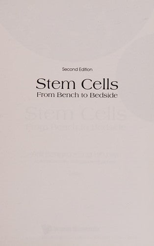 Stem Cells: From Bench to Bedside