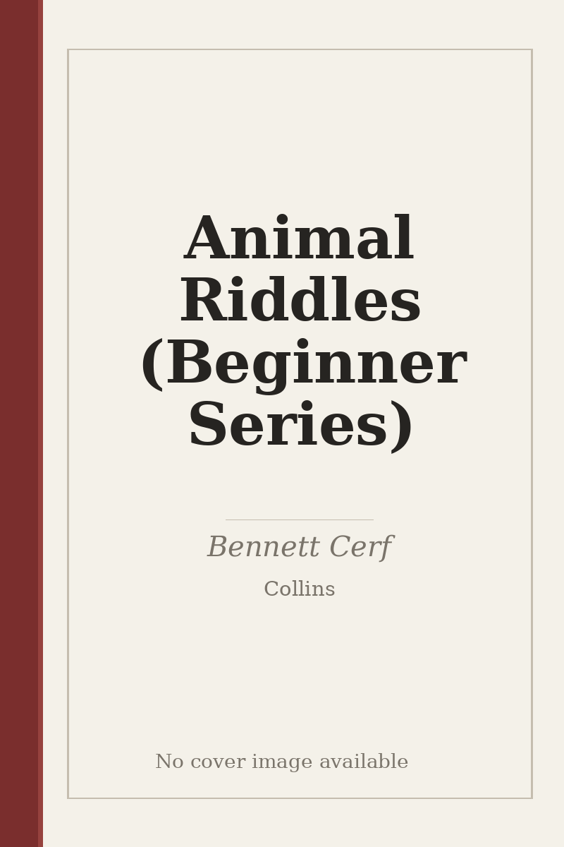 Animal Riddles (Beginner Series) - no cover image available