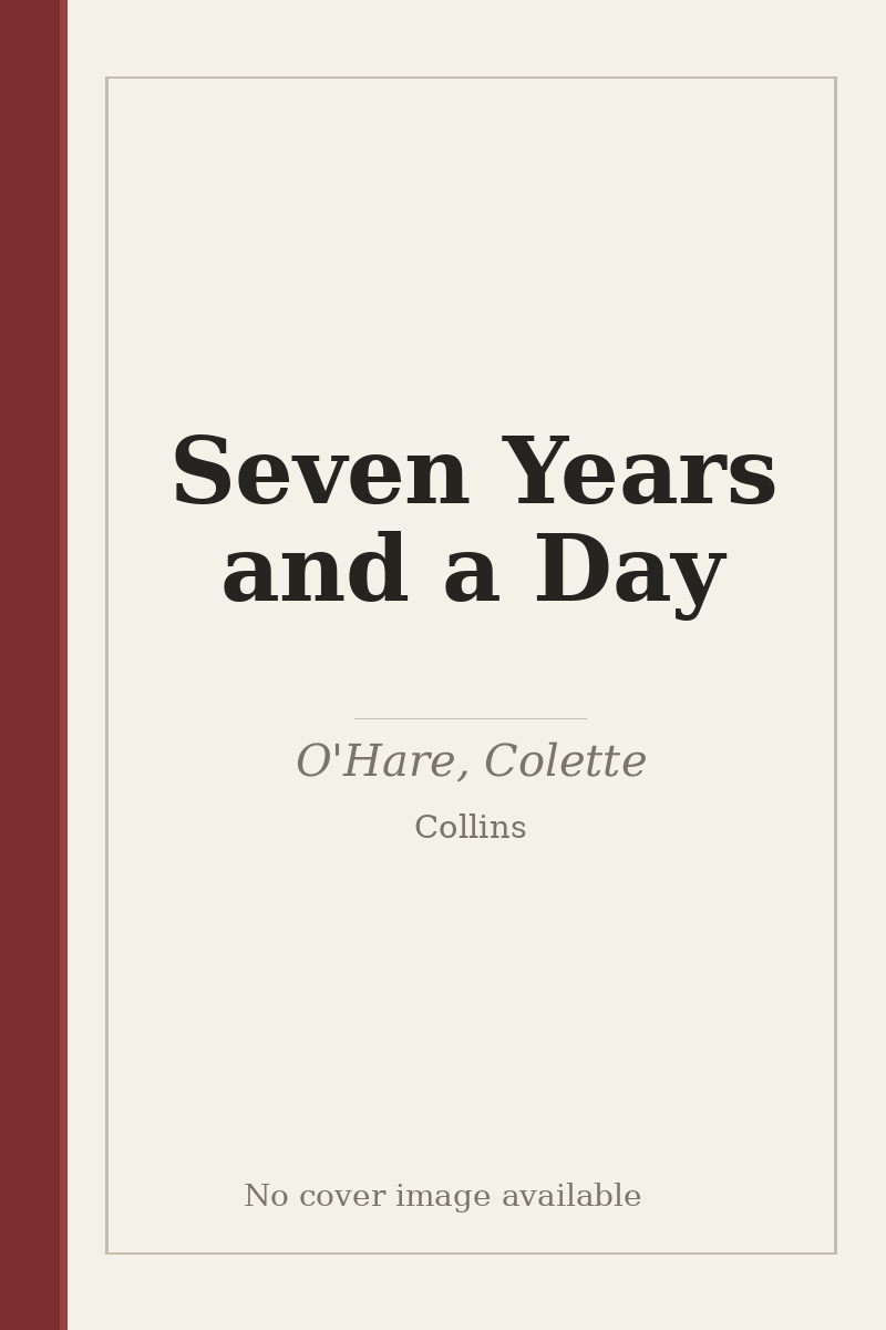 Seven Years and a Day - no cover image available