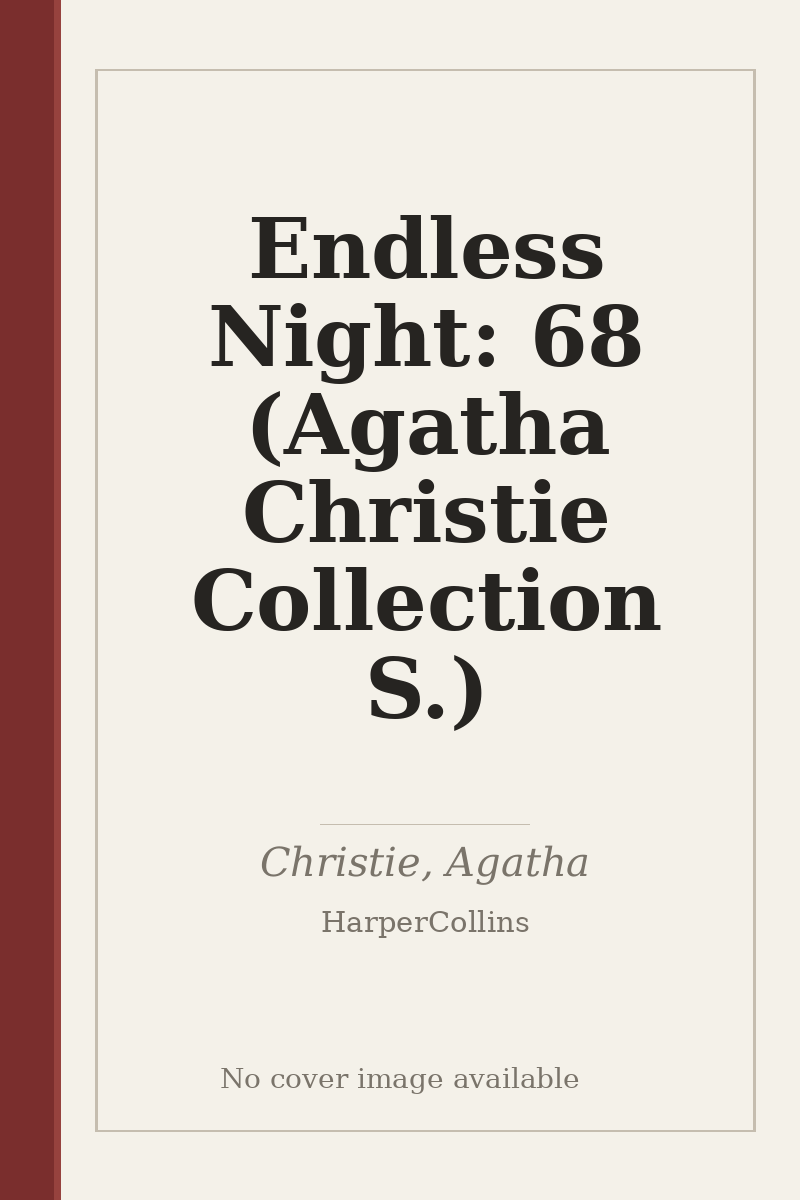 Endless Night: 68 (Agatha Christie Collection S.) - no cover image available