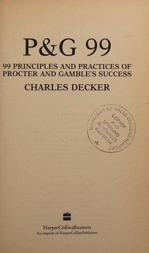 Procter and Gamble: 99 Principles of Success
