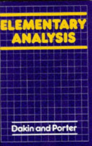 Elementary Analysis
